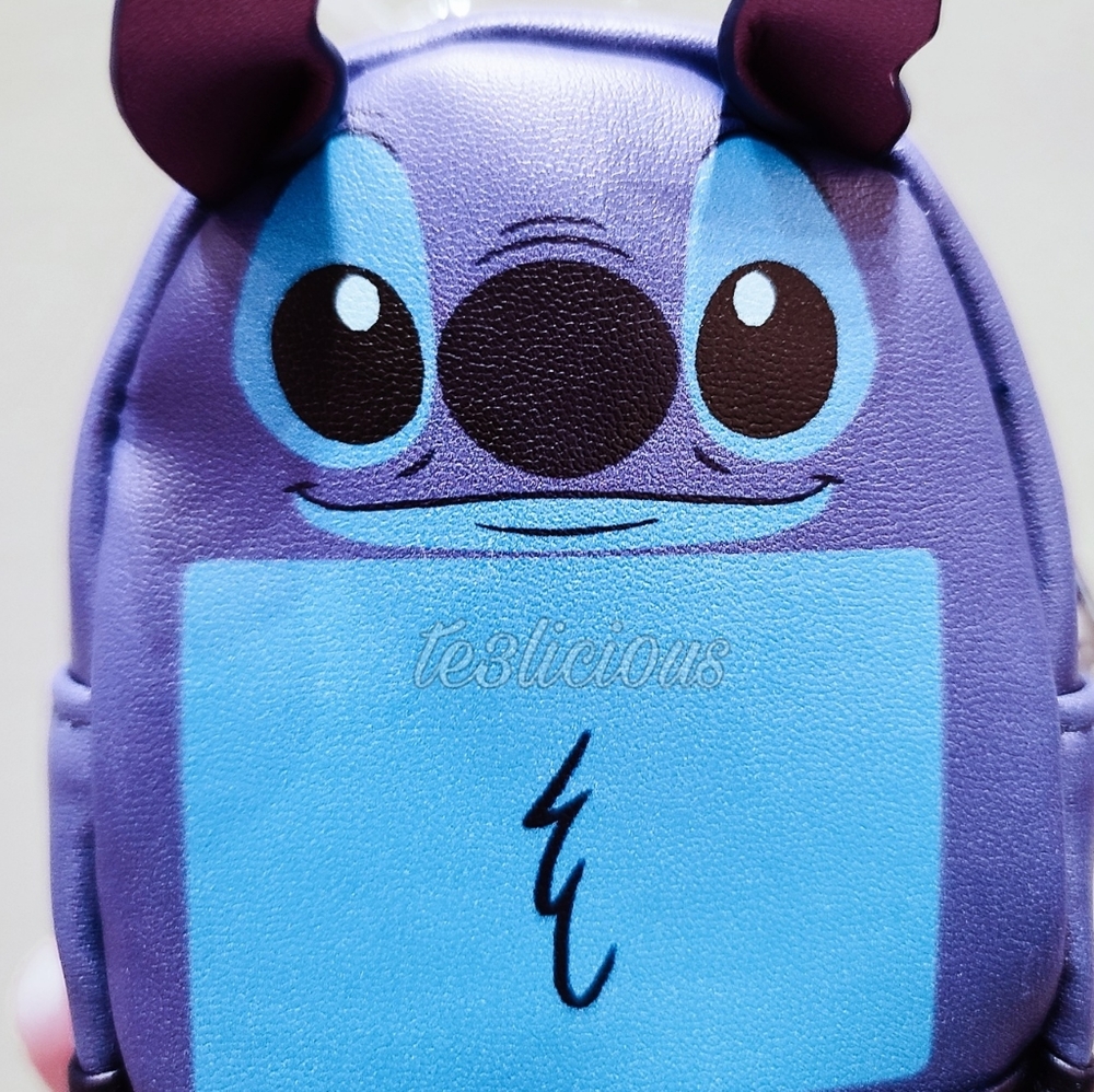 DISNEY PARKS STITCH COIN POUCH KEYCHAIN - Picture 2 of 7